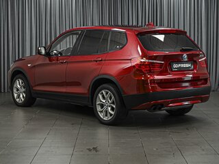 2012 BMW X3 28i xDrive II (F25), красный, 1684000 рублей, вид 2