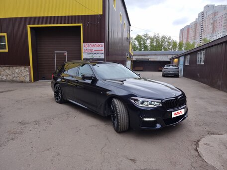 2018 BMW 5 серии 520d xDrive VII (G30/G31/G38), синий, 3300000 рублей, вид 2