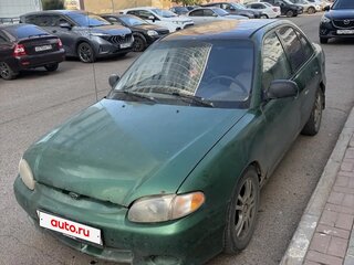 1999 Hyundai Accent I, зелёный, 80000 рублей, вид 1