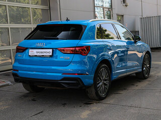 2018 Audi Q3 45 TFSI II (F3), синий, 3450000 рублей, вид 4