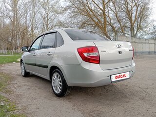 2017 Lada (ВАЗ) Granta I, серебристый, 660000 рублей, вид 4