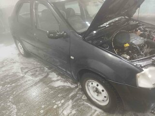 2006 Renault Logan I, серый, 155000 рублей, вид 4
