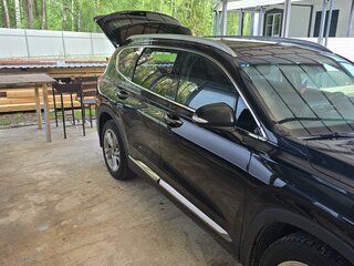 2019 Hyundai Santa Fe IV, чёрный, 2850000 рублей, вид 5