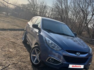2014 Hyundai ix35 I Рестайлинг, синий, 1180000 рублей, вид 4