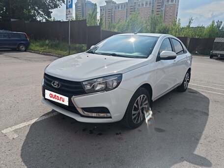 2018 Lada (ВАЗ) Vesta I, белый, 780000 рублей, вид 1