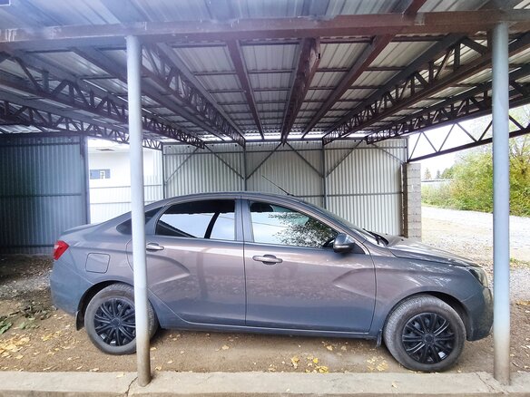 2020 Lada (ВАЗ) Vesta I, серый, 875000 рублей - вид 4
