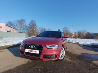 2014 Audi A4 IV (B8) Рестайлинг, красный, 1349000 рублей, вид 2