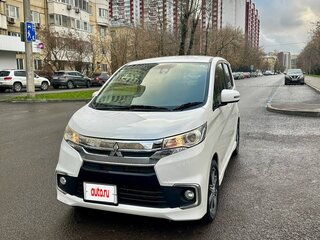 2017 Mitsubishi eK Custom I Рестайлинг, белый, 860000 рублей, вид 2