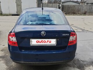 2016 Skoda Rapid I, синий, 920000 рублей, вид 5