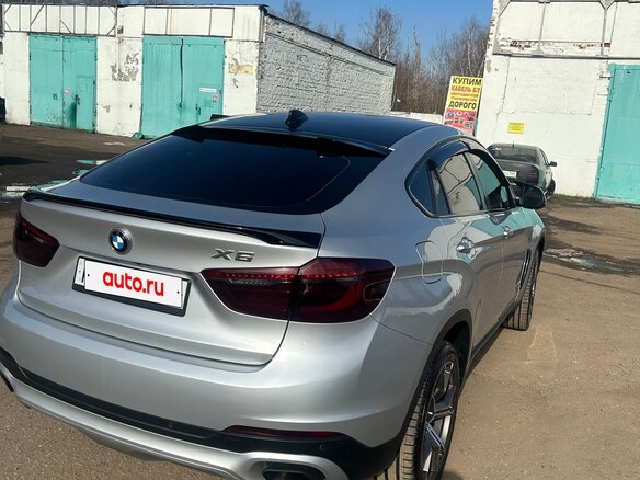 2015 BMW X6 30d II (F16), серебристый, 3199000 рублей - вид 10