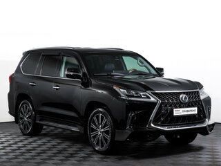 2016 Lexus LX 570 III Рестайлинг 2, чёрный, 7474500 рублей, вид 3
