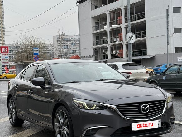 2017 Mazda 6 III (GJ) Рестайлинг, серый, 1830000 рублей - вид 2