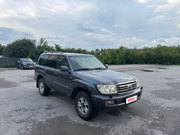 2006 Toyota Land Cruiser 100 Series Рестайлинг 2, серый, 1500000 рублей - вид 2