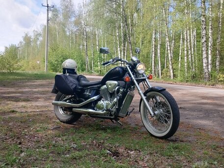 1993 Honda Steed 600, чёрный, 345000 рублей, вид 1