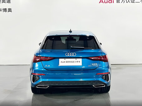 2023 Audi A3 Sportback 35 TFSI IV (8Y), голубой, 2000000 рублей, вид 5