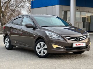 2016 Hyundai Solaris I Рестайлинг, коричневый, 1150000 рублей, вид 2
