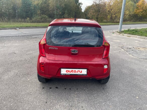 2011 Kia Picanto II, красный, 430000 рублей - вид 3