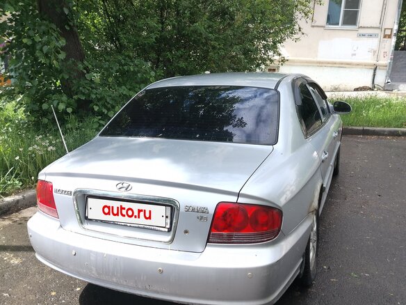 2004 Hyundai Sonata ТагАЗ IV (EF) Рестайлинг, серебристый, 245000 рублей