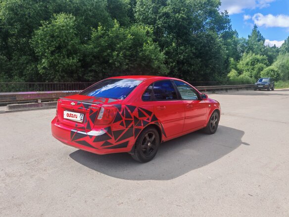 2007 Chevrolet Lacetti I, красный, 365000 рублей - вид 5