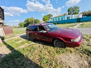 1994 Mazda 626 III (GD), красный, 170000 рублей, вид 1