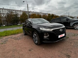 2019 Hyundai Santa Fe IV, чёрный, 3200000 рублей, вид 2