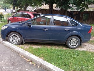 2008 Ford Focus II Рестайлинг, синий, 410000 рублей, вид 3