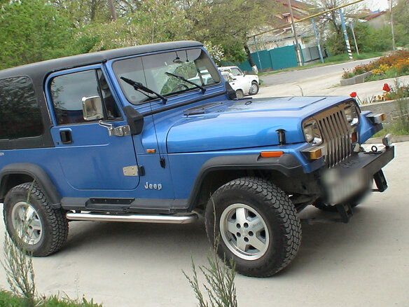 1992 Jeep Wrangler I (YJ), синий - вид 3