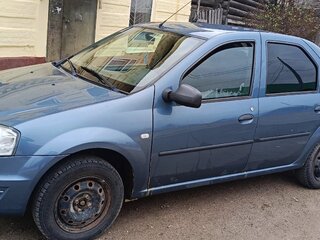 2011 Renault Logan I Рестайлинг, синий, 410000 рублей, вид 1