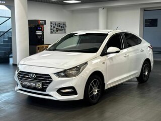 2017 Hyundai Solaris II, белый, 1019900 рублей, вид 1