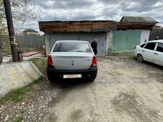 2007 Renault Logan I, серебристый, 370000 рублей, вид 3