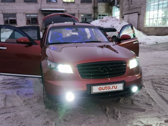 2008 Infiniti FX35 I (S50) Рестайлинг, оранжевый, 1010000 рублей - вид 29