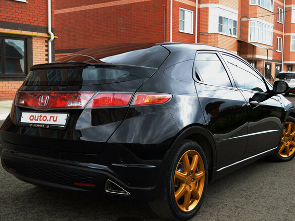 2008 Honda Civic VIII, чёрный - вид 7