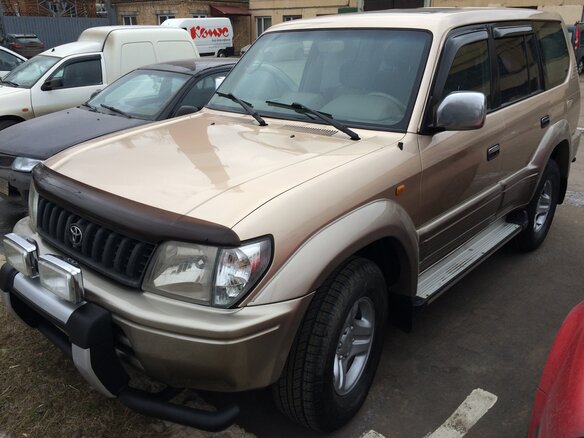 1999 Toyota Land Cruiser Prado 90 Series, бежевый