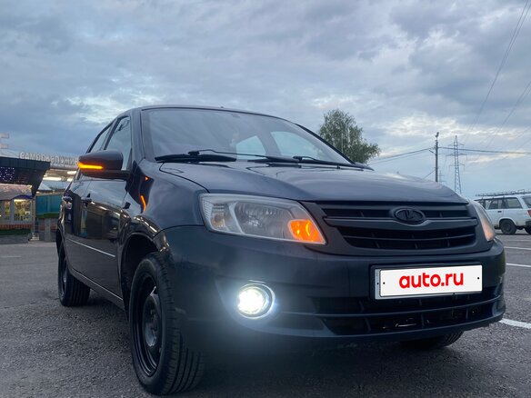 2012 Lada (ВАЗ) Granta I, синий, 300000 рублей - вид 6