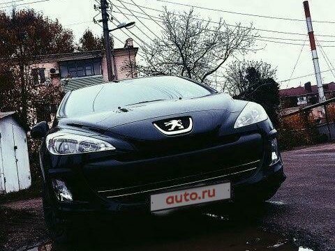 2010 Peugeot 308 I, чёрный, 550000 рублей