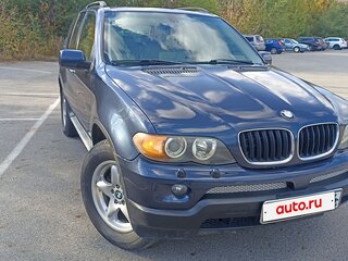 2005 BMW X5 3.0i I (E53) Рестайлинг, синий, 1150000 рублей, вид 1