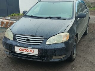 2002 Toyota Corolla IX (E120, E130), чёрный, 550000 рублей, вид 1