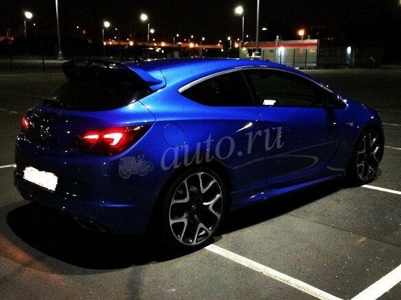 2013 Opel Astra OPC J, синий - вид 7