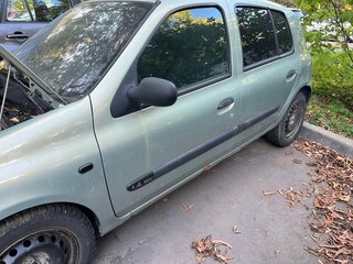 2002 Renault Clio II Рестайлинг, серый, 235000 рублей, вид 2