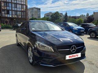 2017 Mercedes-Benz CLA 200 I (C117, X117) Рестайлинг, синий, 1750000 рублей, вид 2