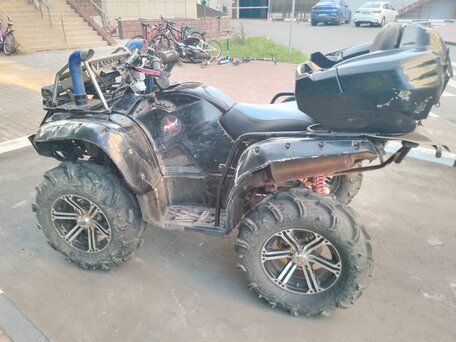 2008 Yamaha Grizzly 700, чёрный, 600000 рублей, вид 1