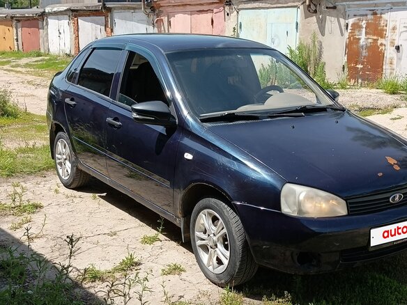 2008 Lada (ВАЗ) Kalina I, фиолетовый, 130000 рублей - вид 2