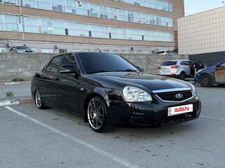 2016 Lada (ВАЗ) Priora I Рестайлинг, чёрный, 620000 рублей, вид 2