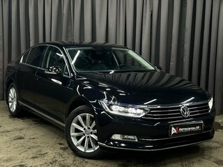 2017 Volkswagen Passat DSG7 B8, чёрный, 1889900 рублей, вид 3