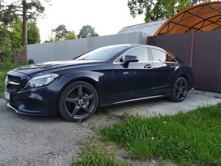 2016 Mercedes-Benz CLS 350 BlueTEC II (C218) Рестайлинг, синий, 2830000 рублей, вид 3