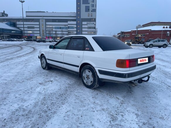1991 Audi 100 IV (C4), белый, 295000 рублей - вид 6