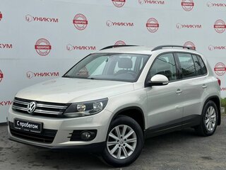 2012 Volkswagen Tiguan I Рестайлинг, бежевый, 1119000 рублей, вид 1