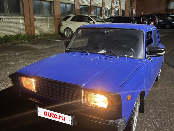 2001 Lada (ВАЗ) 2107, синий, 97000 рублей - вид 1