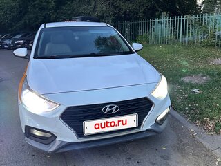 2017 Hyundai Solaris II, чёрный, 670000 рублей, вид 1