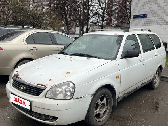 2010 Lada (ВАЗ) Priora I, белый, 167000 рублей